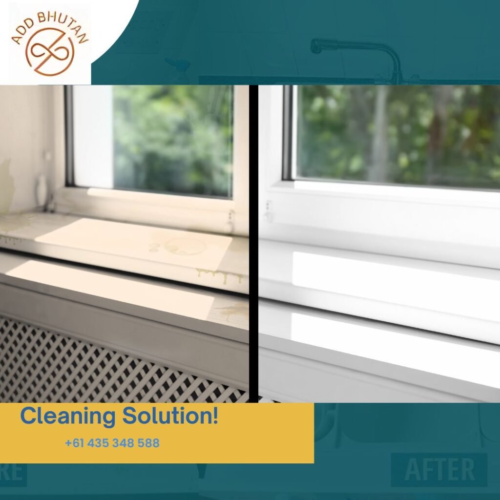 Before after Window Cleaning perth