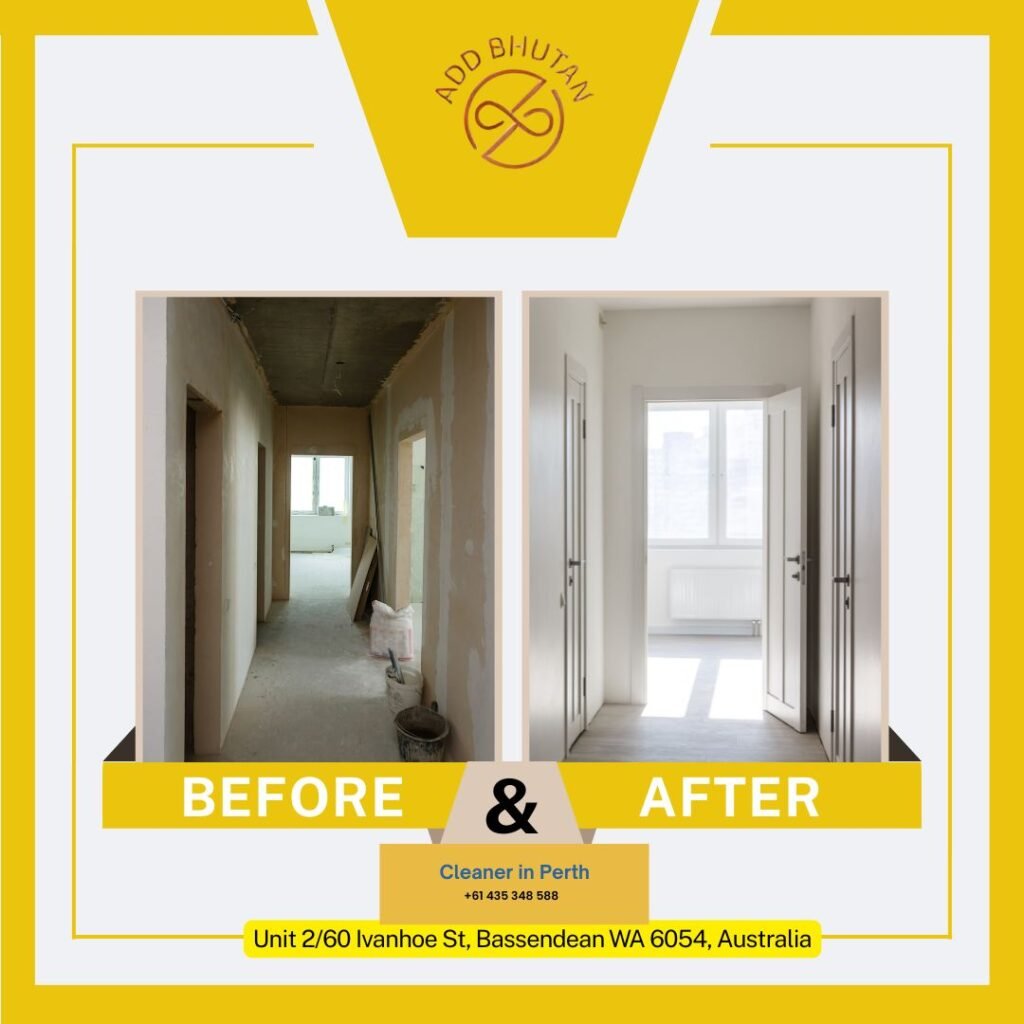 Before after Cleaning pic in Perth
